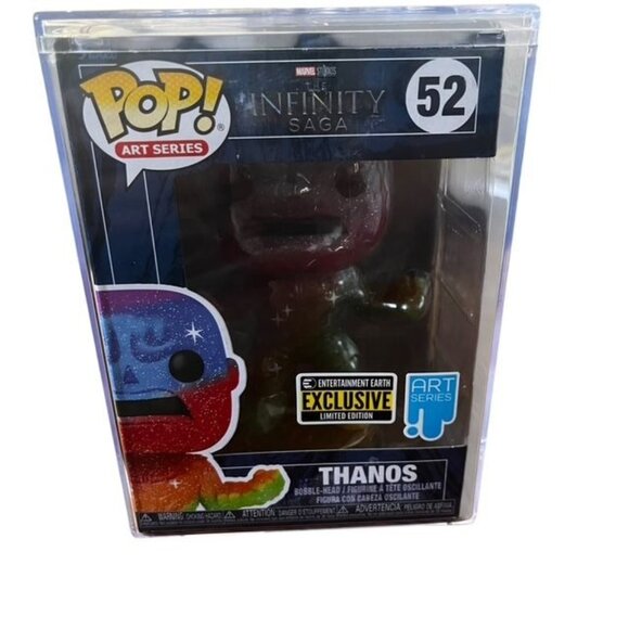 Funko Pop! Art Series Marvel The Infinity Saga Thanos #52 Entertainment Earth Ex - Picture 1 of 6